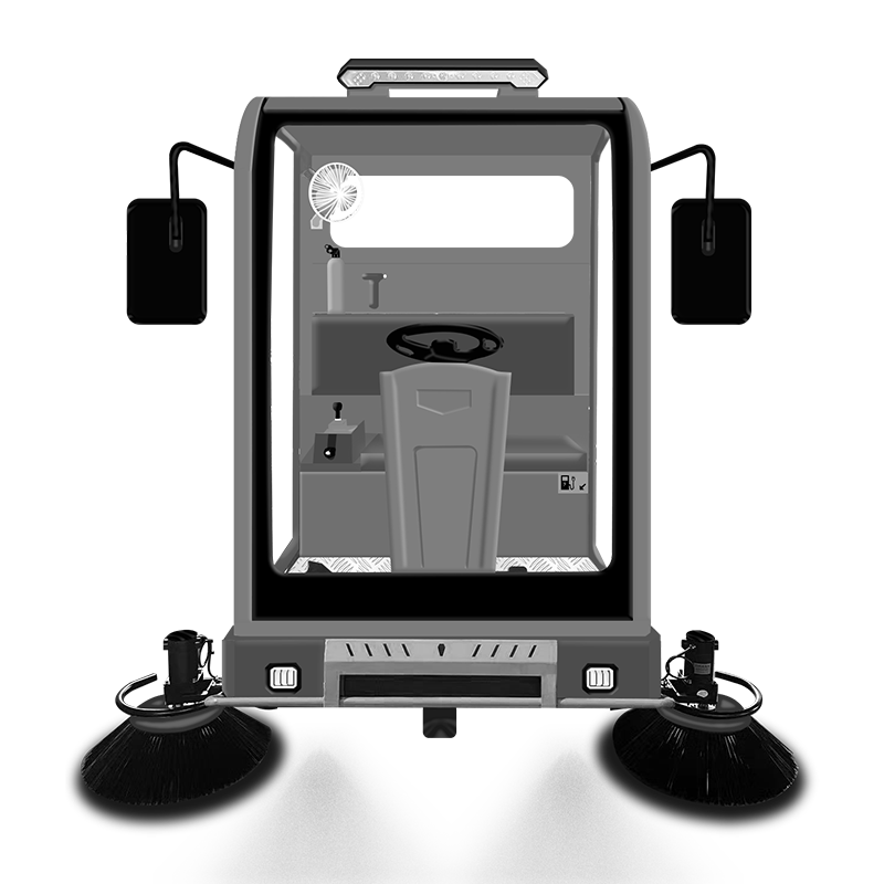 S24 Rear LED Screen with 1500w High Pressure Pump Ride-on Sweeper